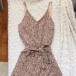 Animal Print Romper